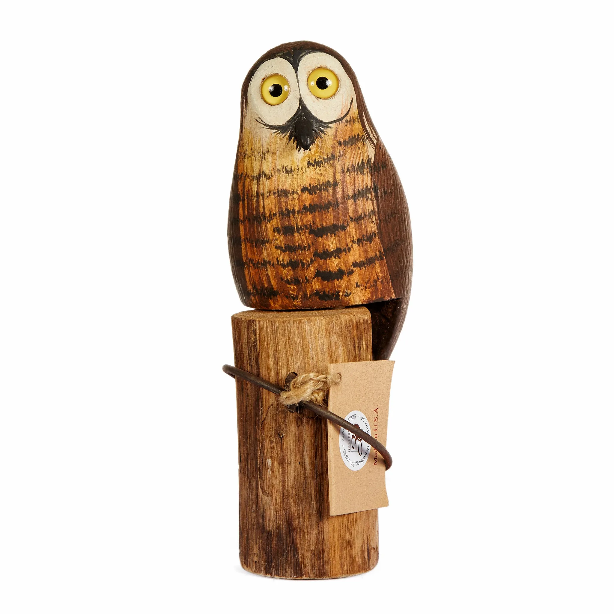 Hand Carved Owlets - Available in Multiple Colors