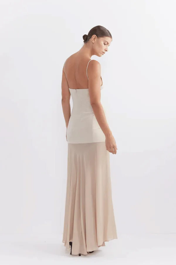 Harriette Maxi Dress Stone