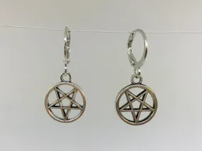 Inverted Pentagram Earrings, Pentagram Charm, Inverted Pentagram Jewelry2