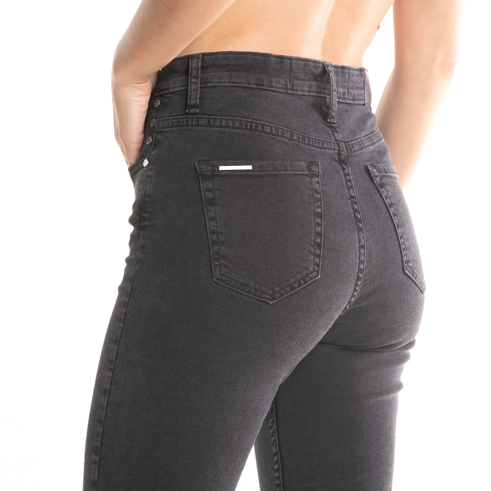 Jean Rusty Penny Black Slim Jean Ld Black