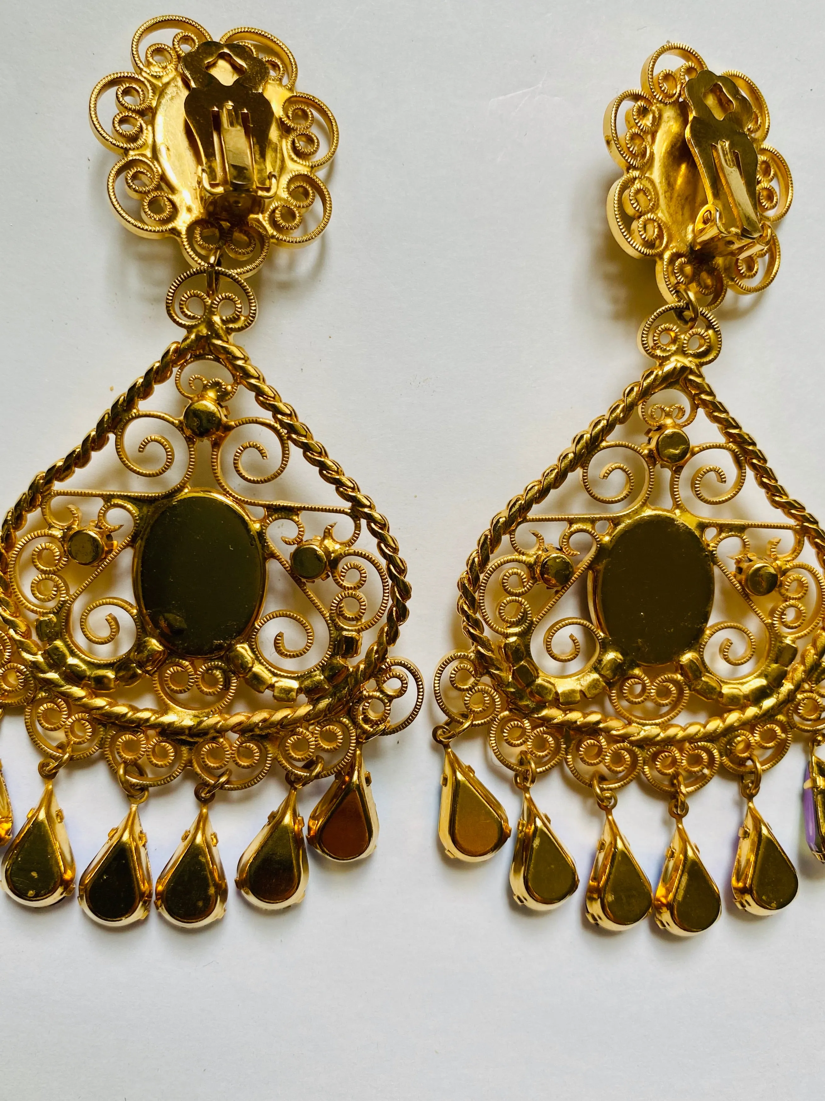 Juliana vintage chandelier earrings