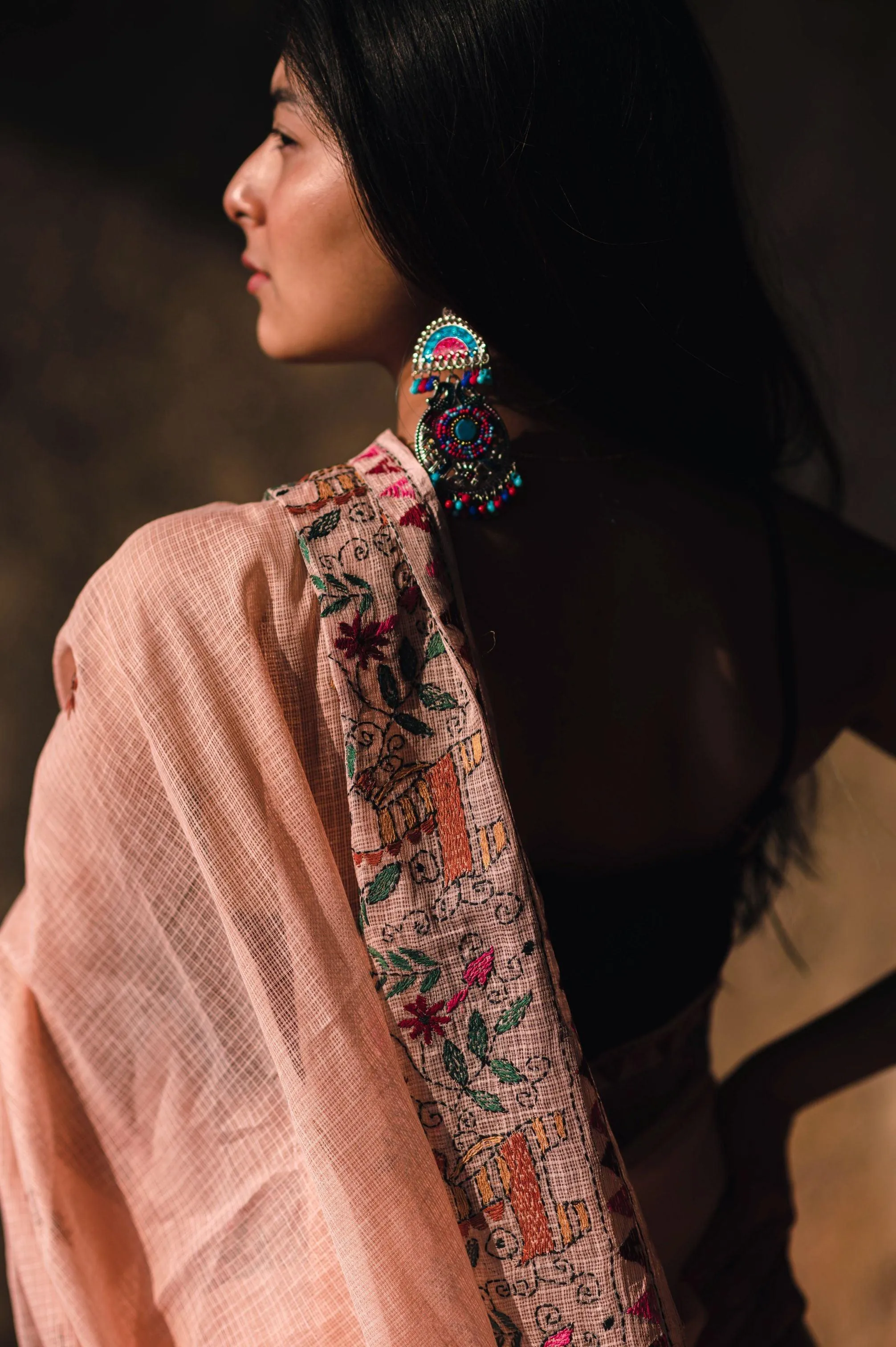 Kaisori Kota saree - Bagh AvanI Kantha Kota saree