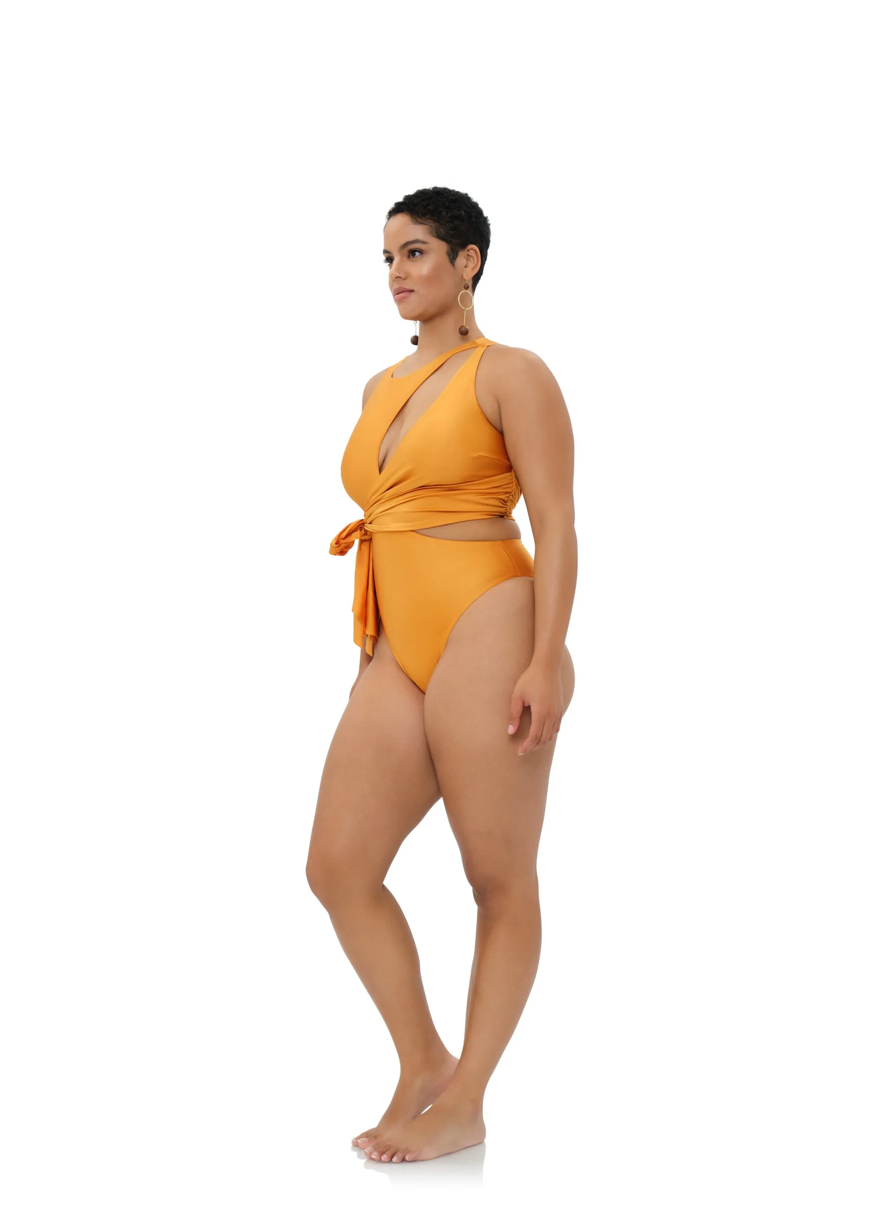 LADA ONE PIECE SWIMSUIT - SUNSET GOLD