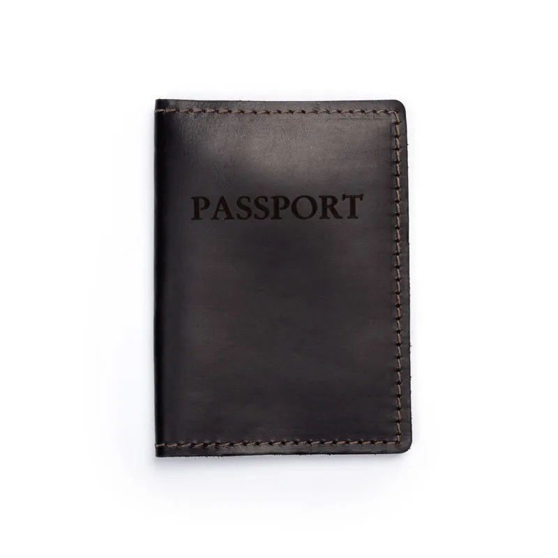 Leather Passport Cover - Available in Multiple Colors