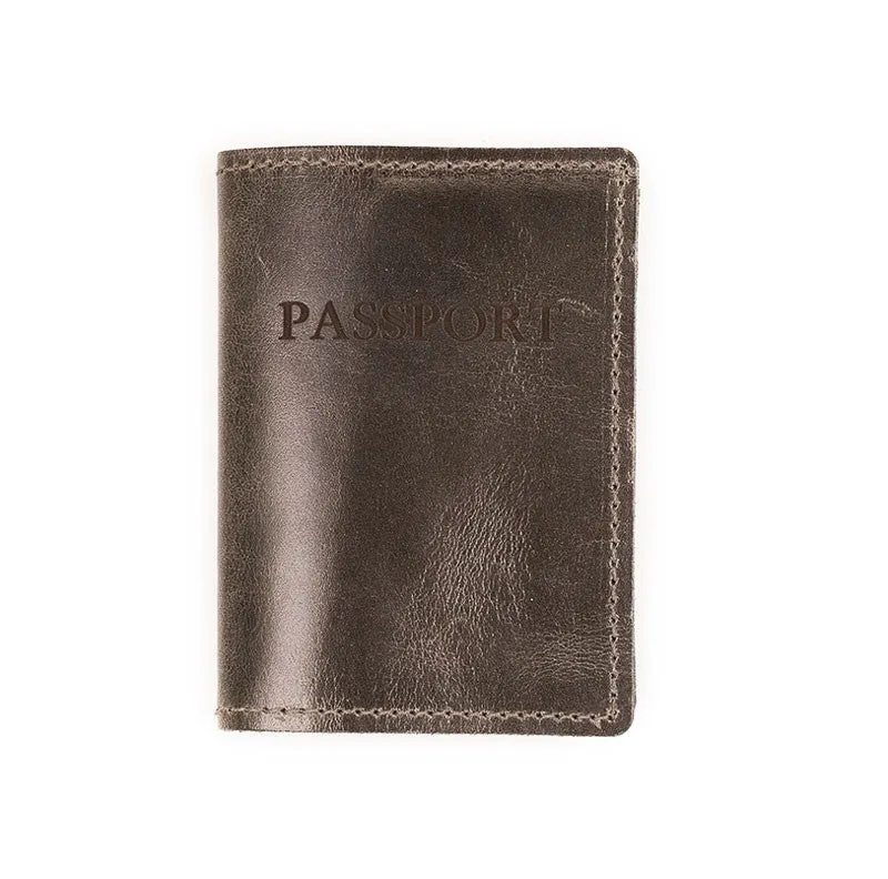 Leather Passport Cover - Available in Multiple Colors