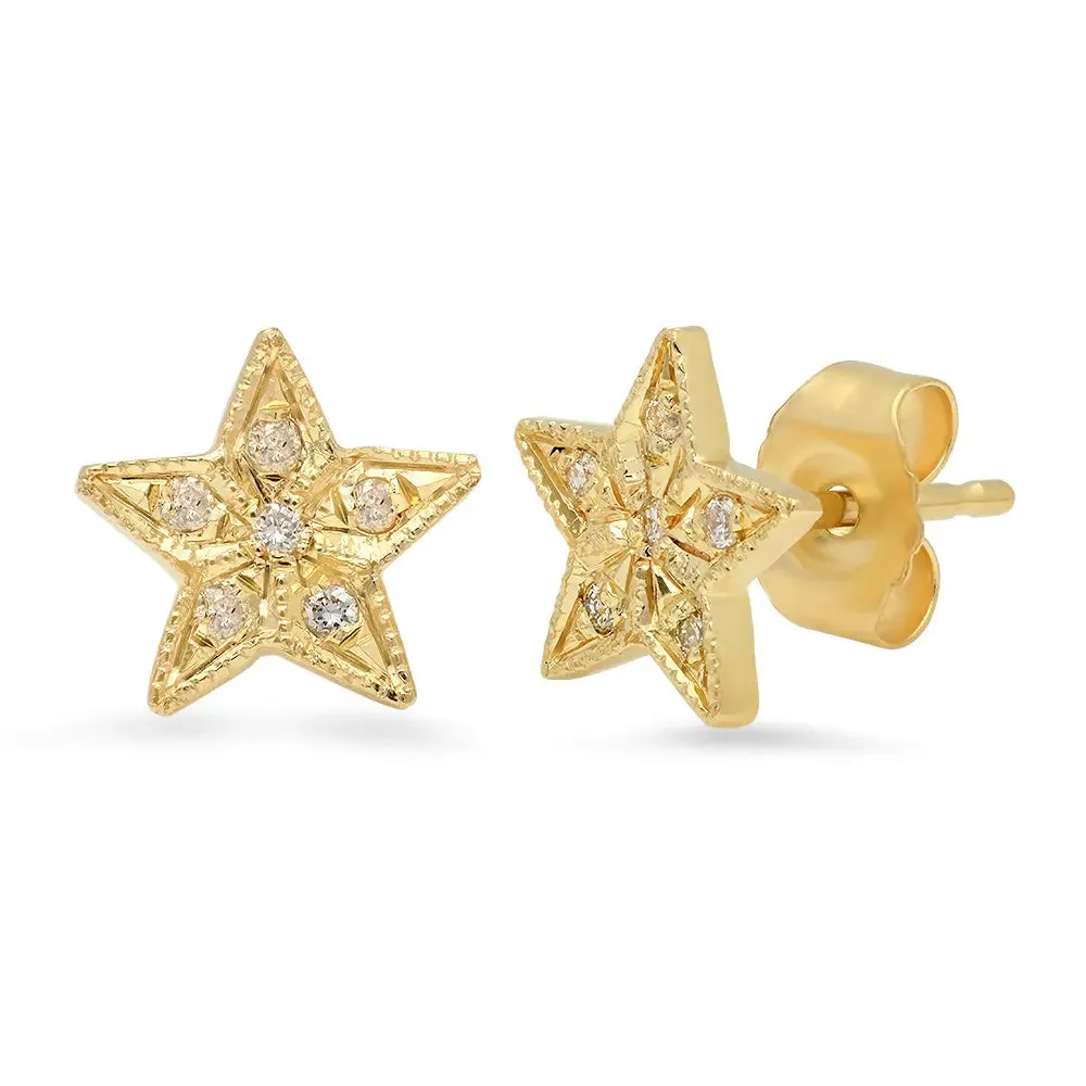 Lighten-up Evangeline Diamond Stud Earrings