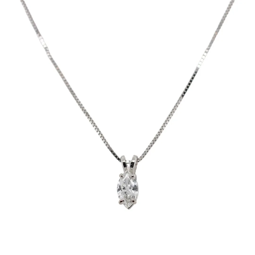 Marquise Diamond Pendant