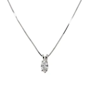 Marquise Diamond Pendant