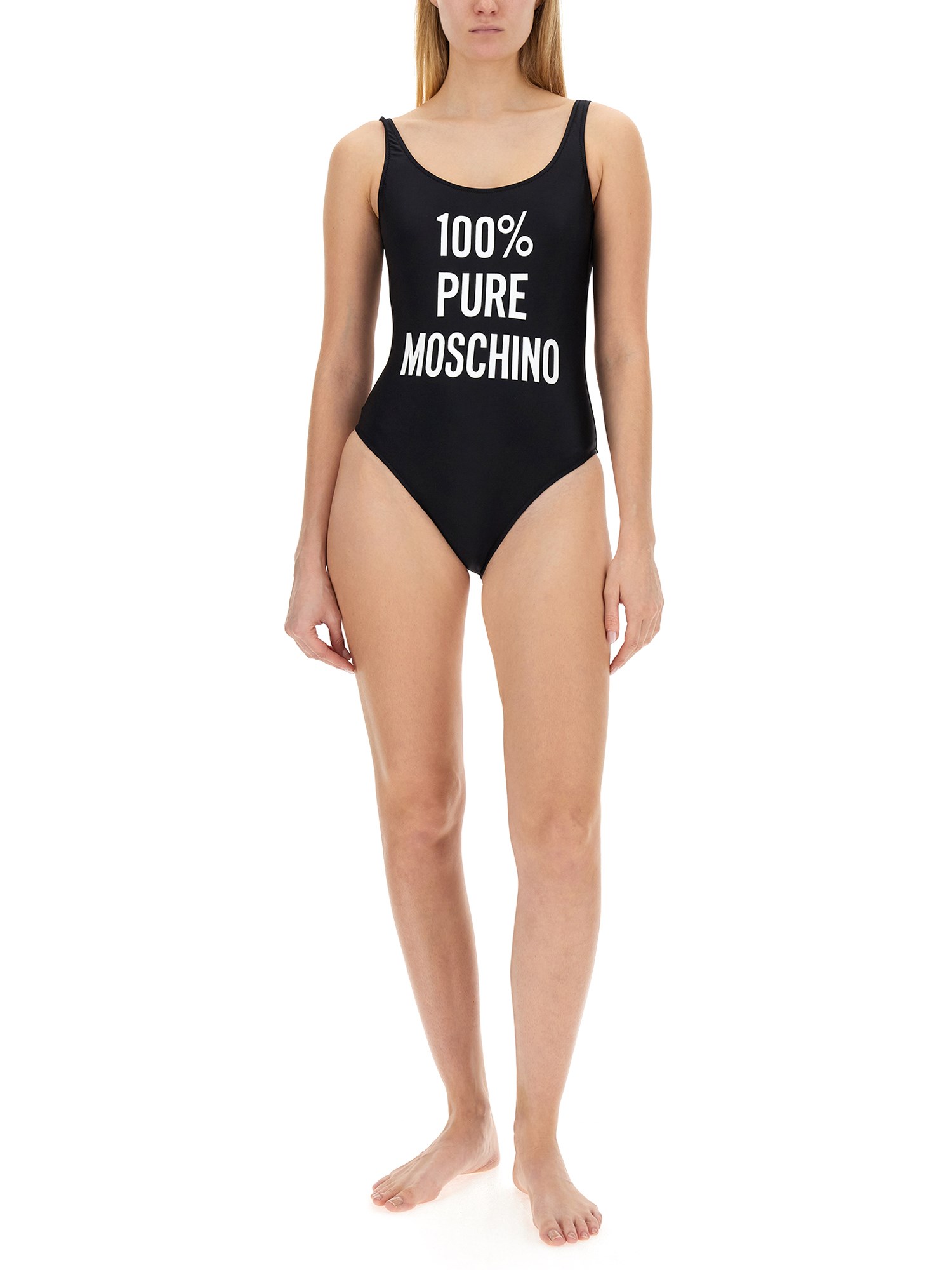 MOSCHINO    ONE PIECE SWIMSUIT WITH LOGO