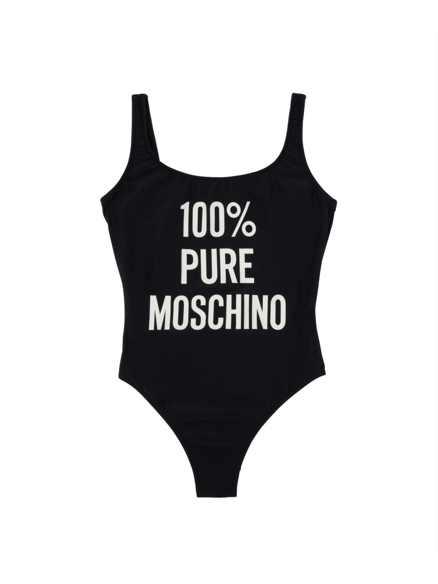 MOSCHINO    ONE PIECE SWIMSUIT WITH LOGO