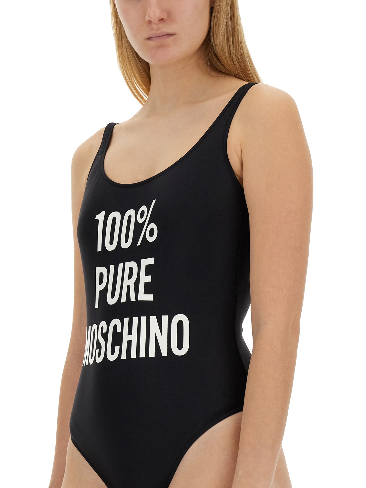 MOSCHINO    ONE PIECE SWIMSUIT WITH LOGO