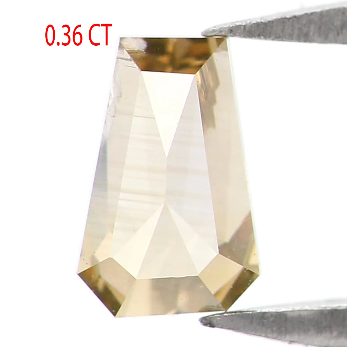 Natural Loose Antique Brown Color Diamond 0.36 CT 5.10 MM Geometric Shape Rose Cut Diamond KR604