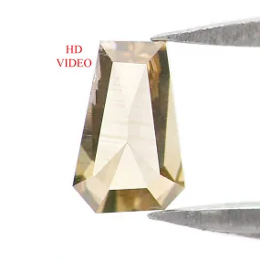 Natural Loose Antique Brown Color Diamond 0.36 CT 5.10 MM Geometric Shape Rose Cut Diamond KR604