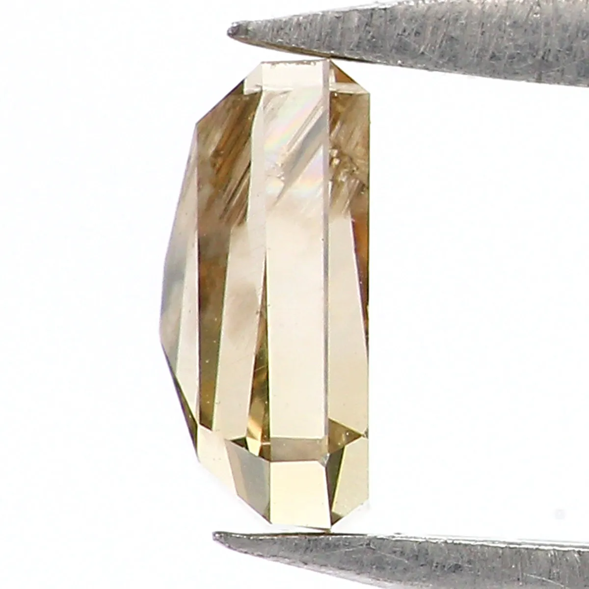 Natural Loose Antique Brown Color Diamond 0.36 CT 5.10 MM Geometric Shape Rose Cut Diamond KR604