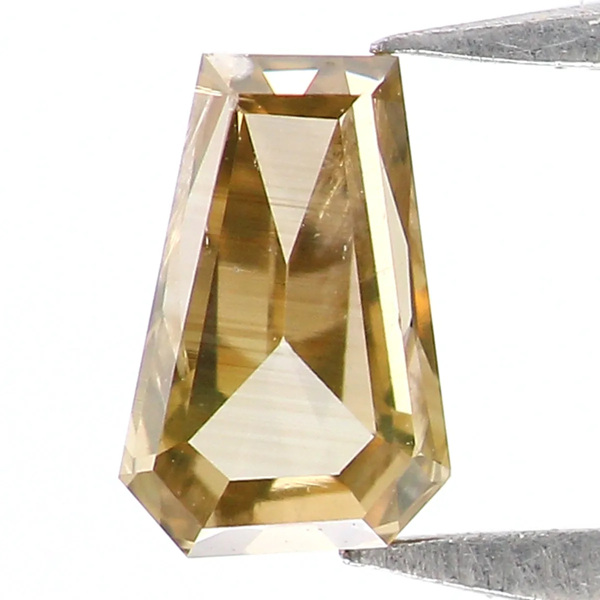 Natural Loose Antique Brown Color Diamond 0.36 CT 5.10 MM Geometric Shape Rose Cut Diamond KR604