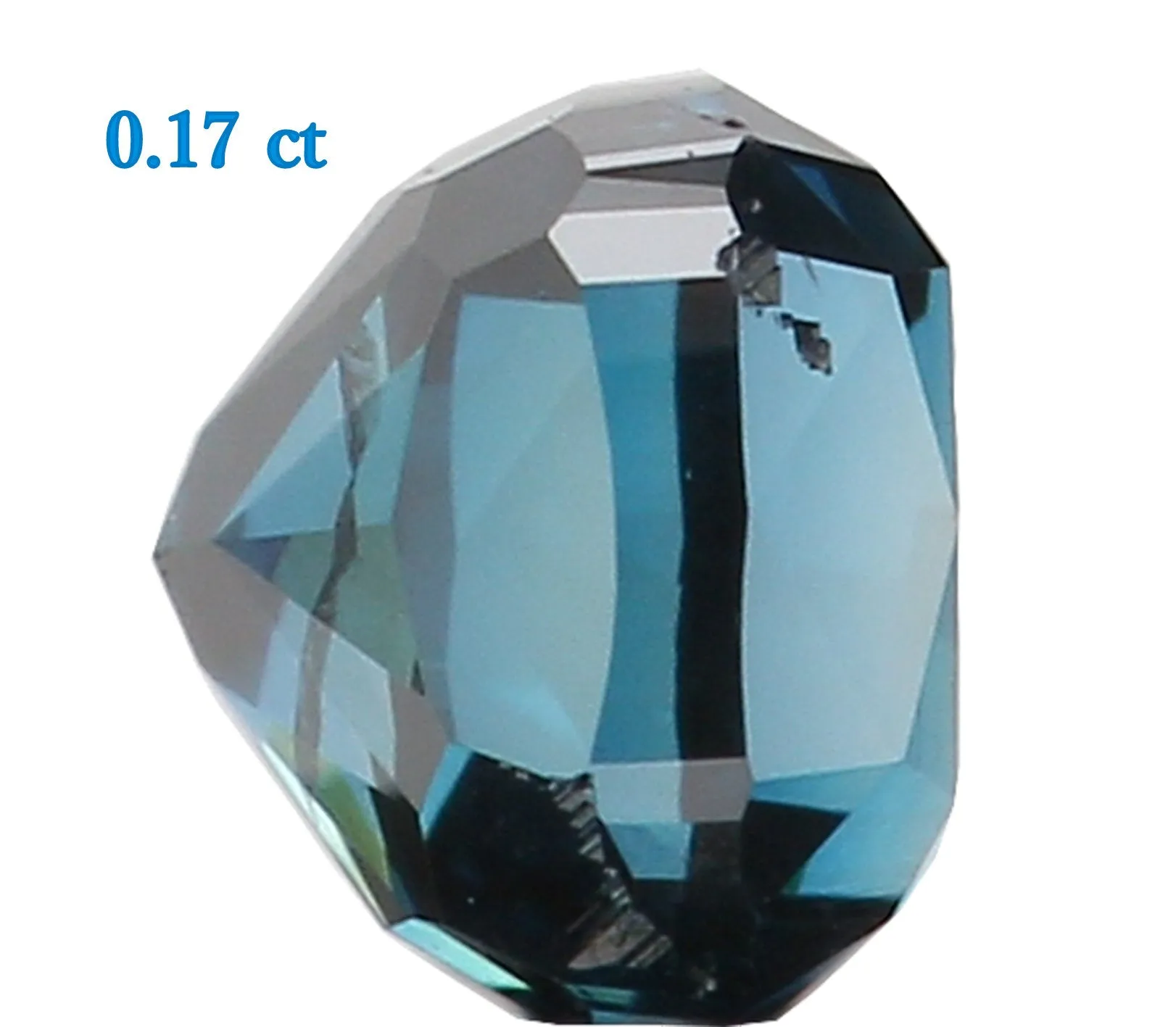 Natural Loose Diamond Cushion Blue Color SI2 Clarity 2.80 MM 0.17 Ct KR1082