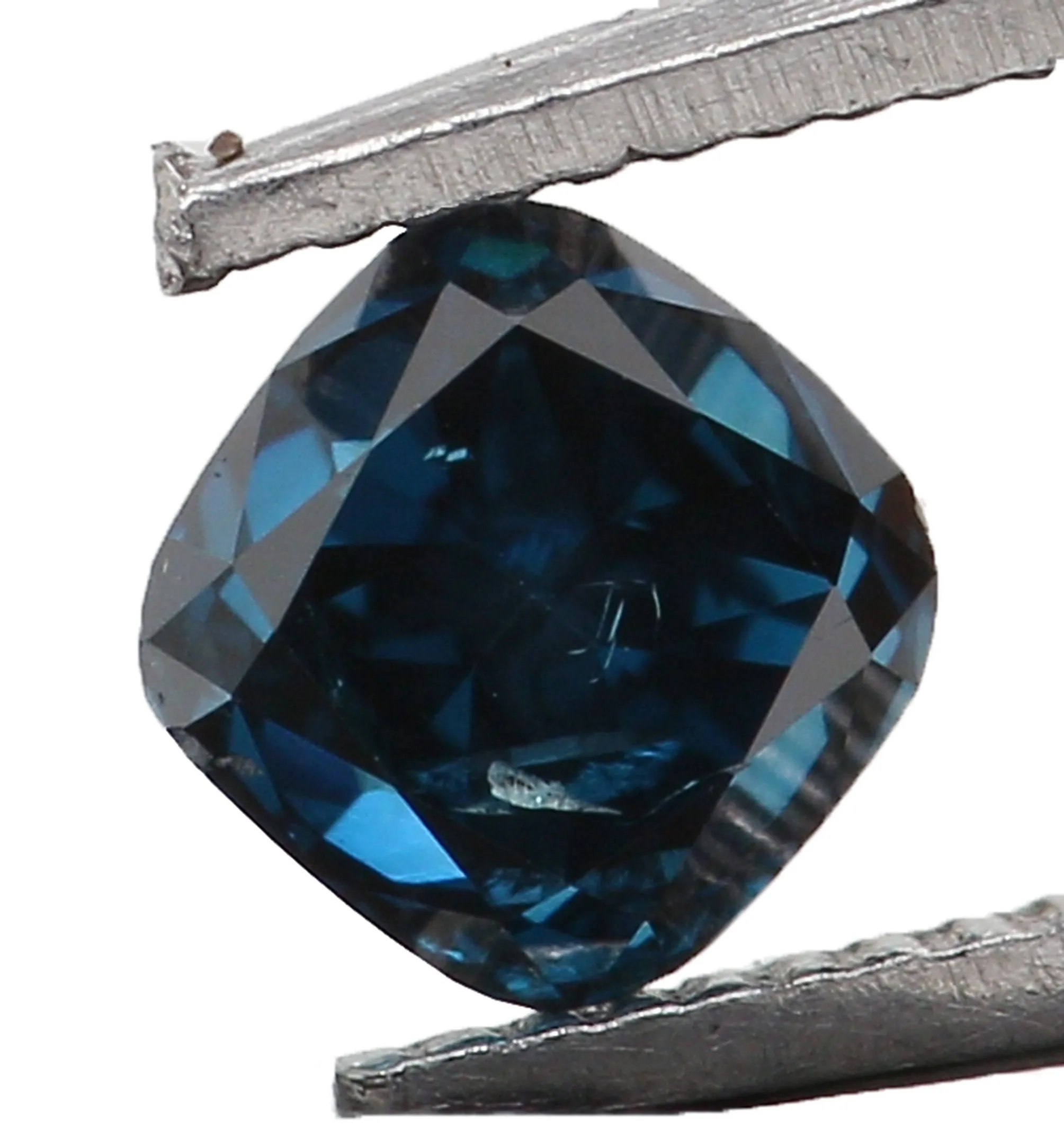 Natural Loose Diamond Cushion Blue Color SI2 Clarity 2.80 MM 0.17 Ct KR1082