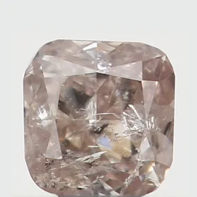 Natural Loose Diamond Cushion Brown Color I1 Clarity 2.60 MM 0.10 Ct L5707