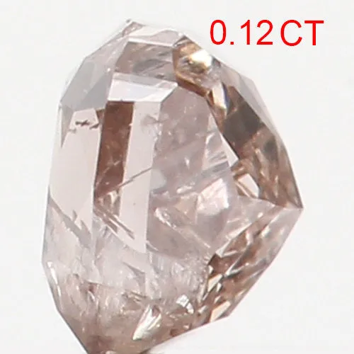 Natural Loose Diamond Cushion Brown Color I1 Clarity 2.70 MM 0.12 Ct KR815