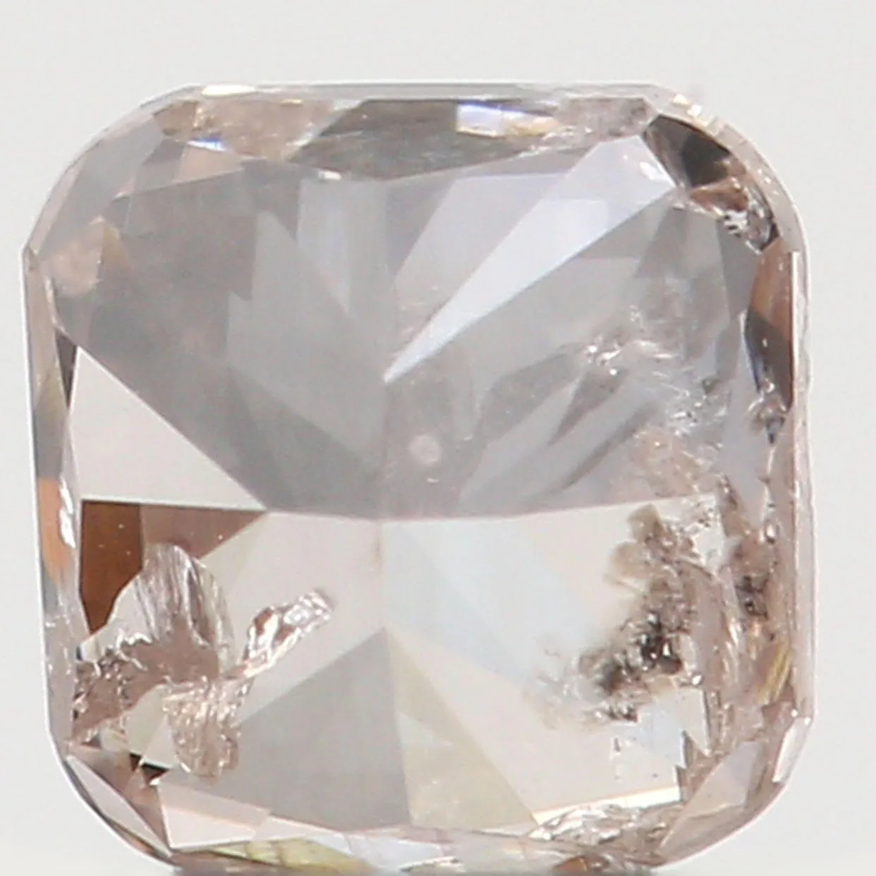 Natural Loose Diamond Cushion Brown Color I1 Clarity 3.10 MM 0.20 Ct L5478