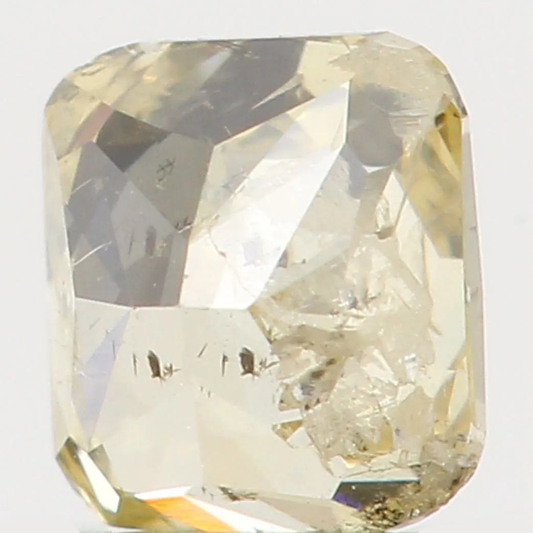 Natural Loose Diamond Cushion Yellow Color I1 Clarity 3.40 MM 0.22 Ct L5597