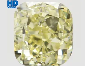 Natural Loose Diamond Cushion Yellow Color SI1 Clarity 2.90 MM 0.15 Ct L6466