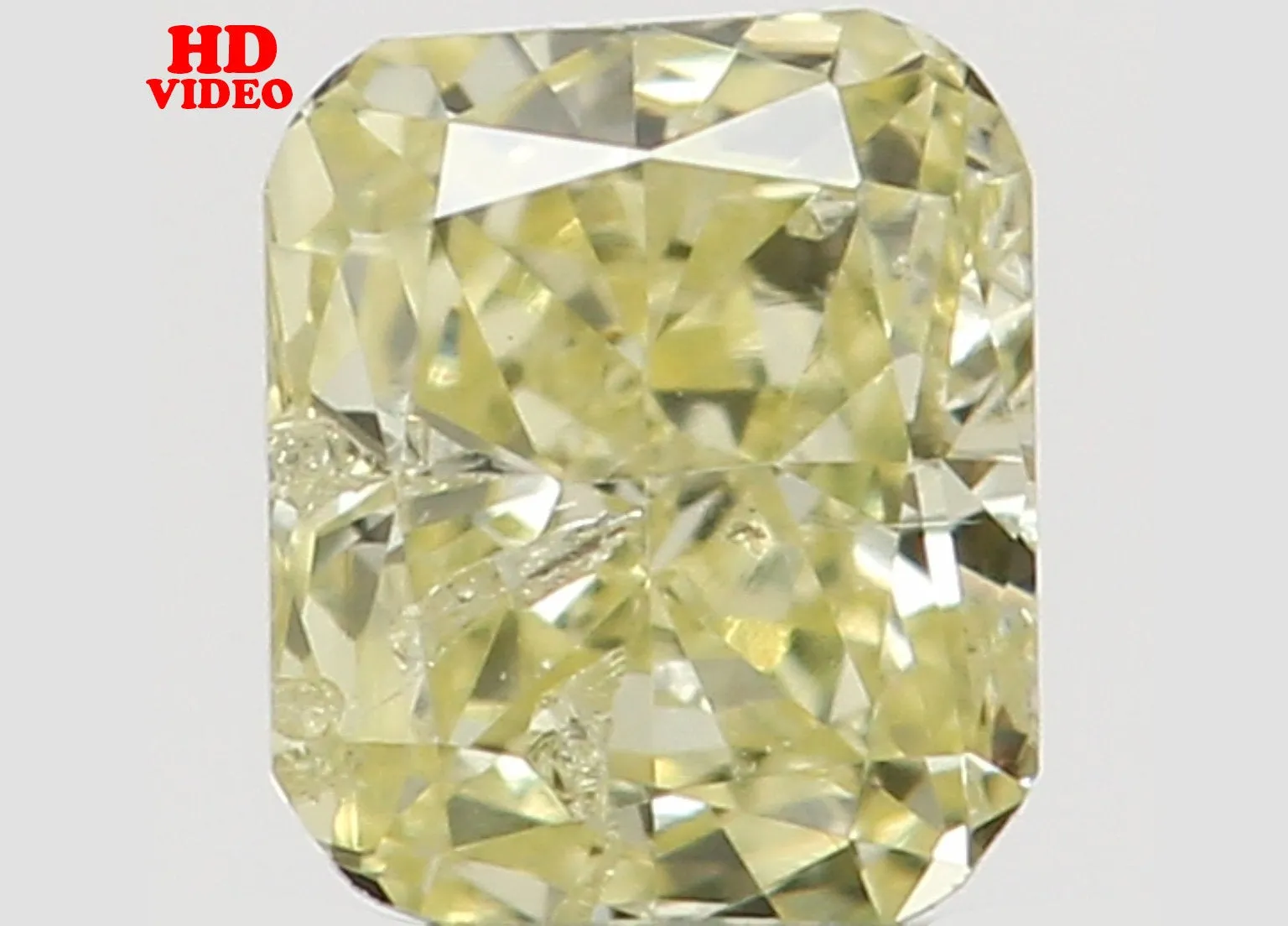 Natural Loose Diamond Cushion Yellow Color SI1 Clarity 3.00 MM 0.11 Ct L6532