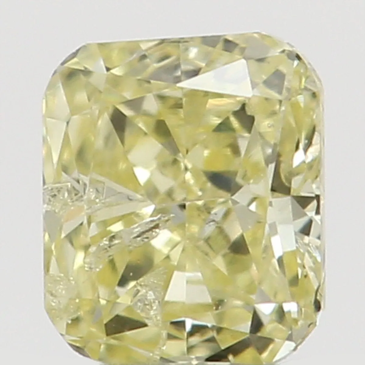 Natural Loose Diamond Cushion Yellow Color SI1 Clarity 3.00 MM 0.11 Ct L6532