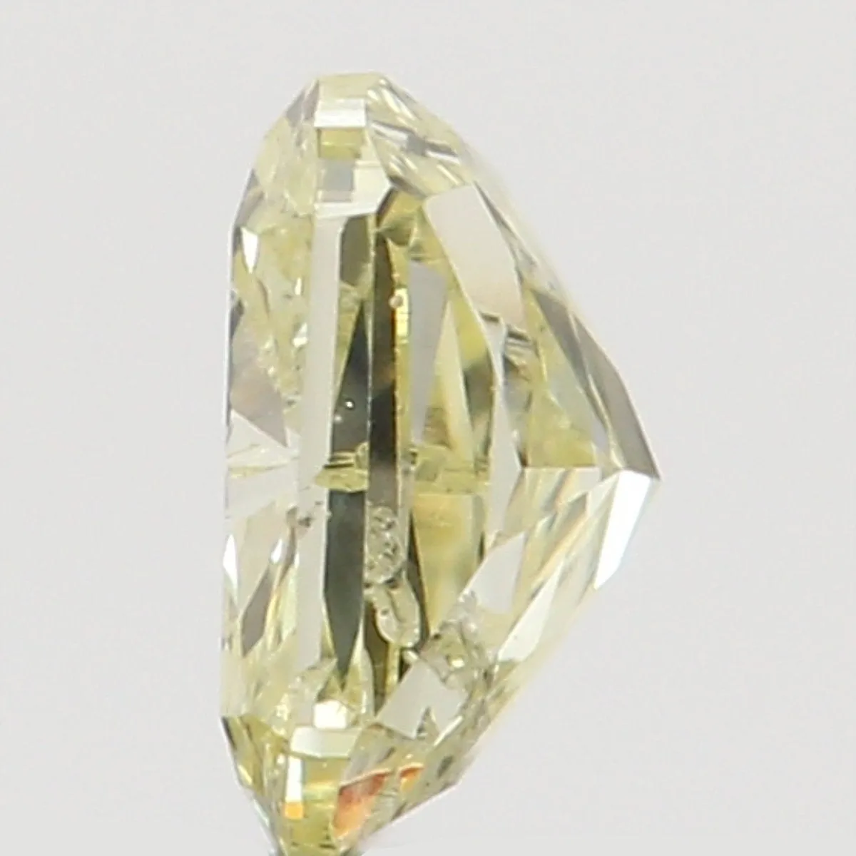 Natural Loose Diamond Cushion Yellow Color SI1 Clarity 3.00 MM 0.11 Ct L6532