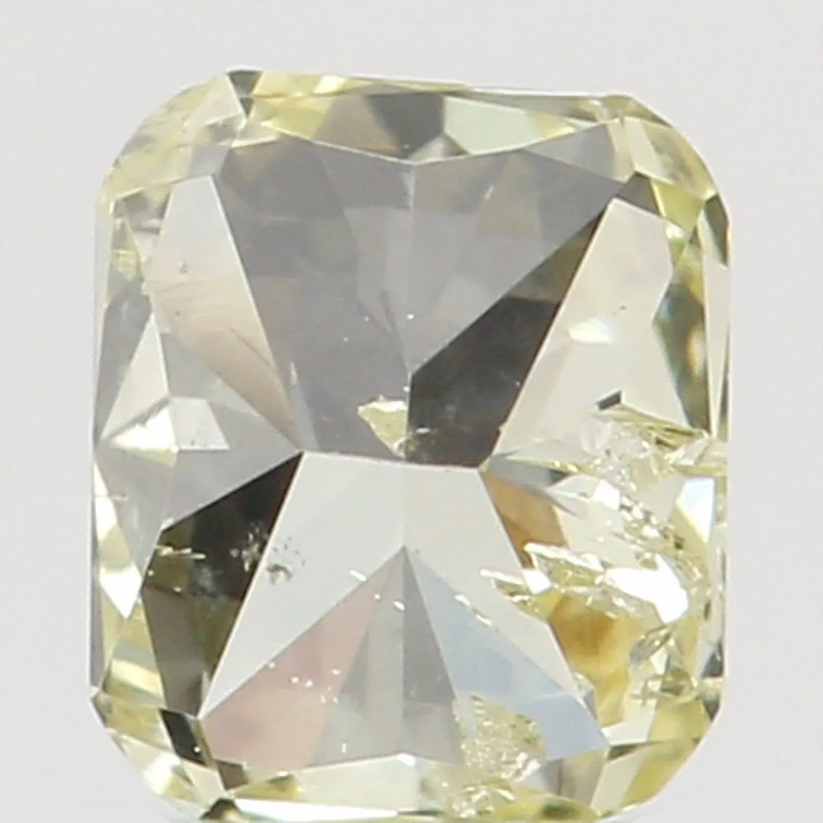 Natural Loose Diamond Cushion Yellow Color SI1 Clarity 3.00 MM 0.11 Ct L6532