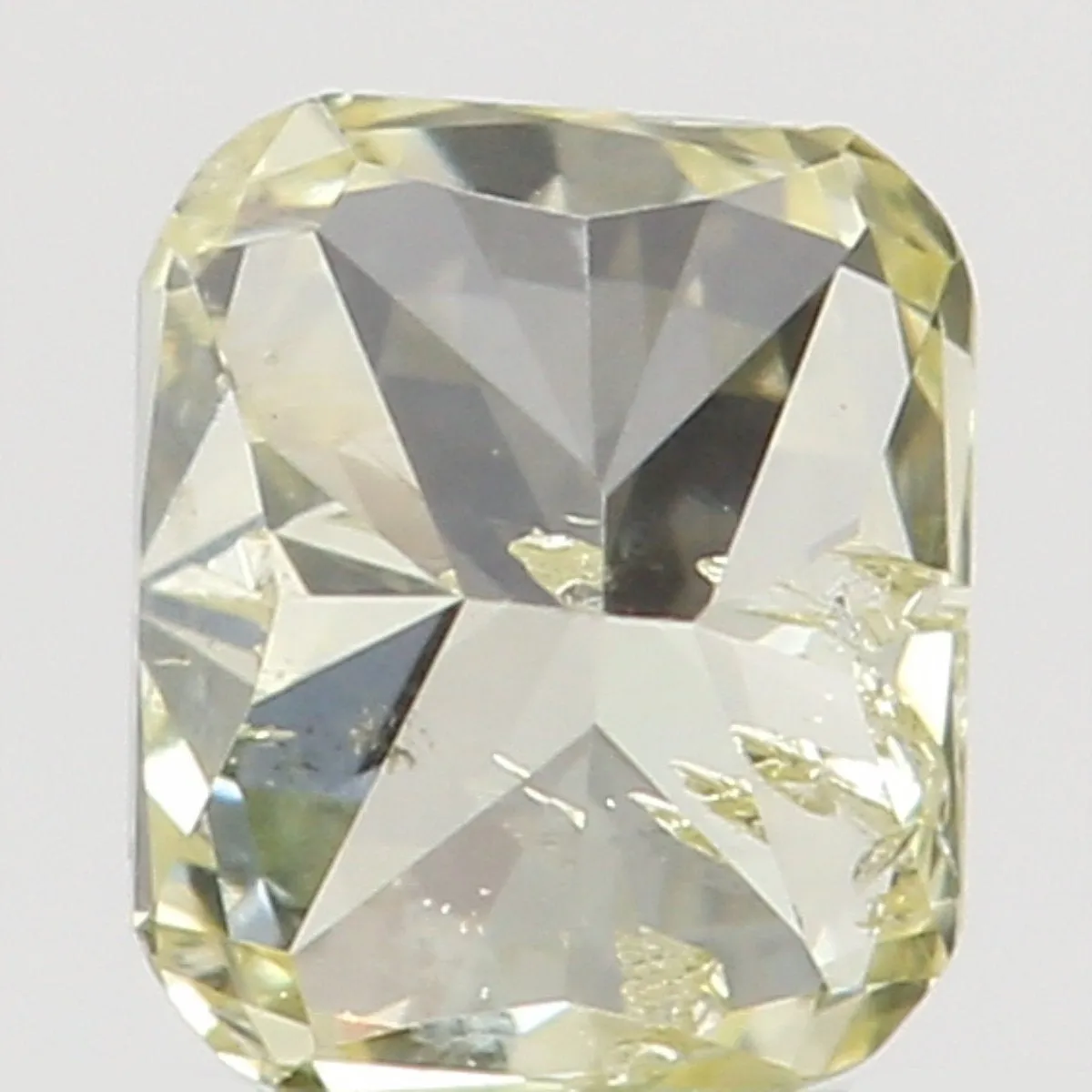 Natural Loose Diamond Cushion Yellow Color SI1 Clarity 3.00 MM 0.11 Ct L6532