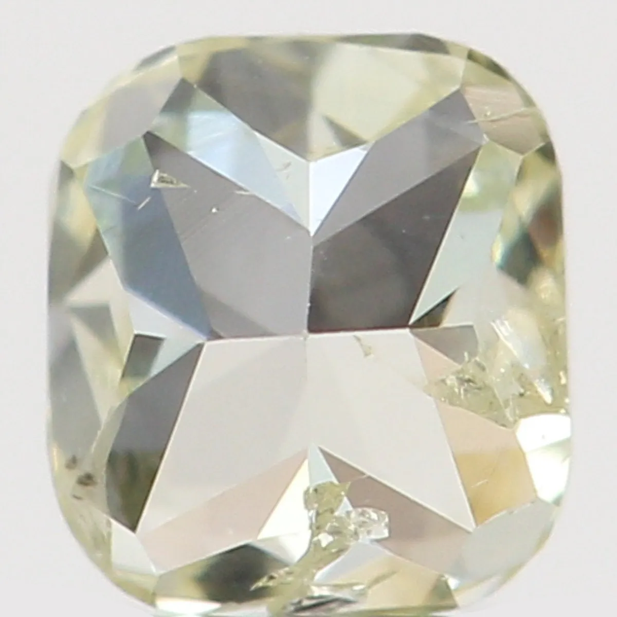 Natural Loose Diamond Cushion Yellow Color SI1 Clarity 3.30 MM 0.17 Ct L6465