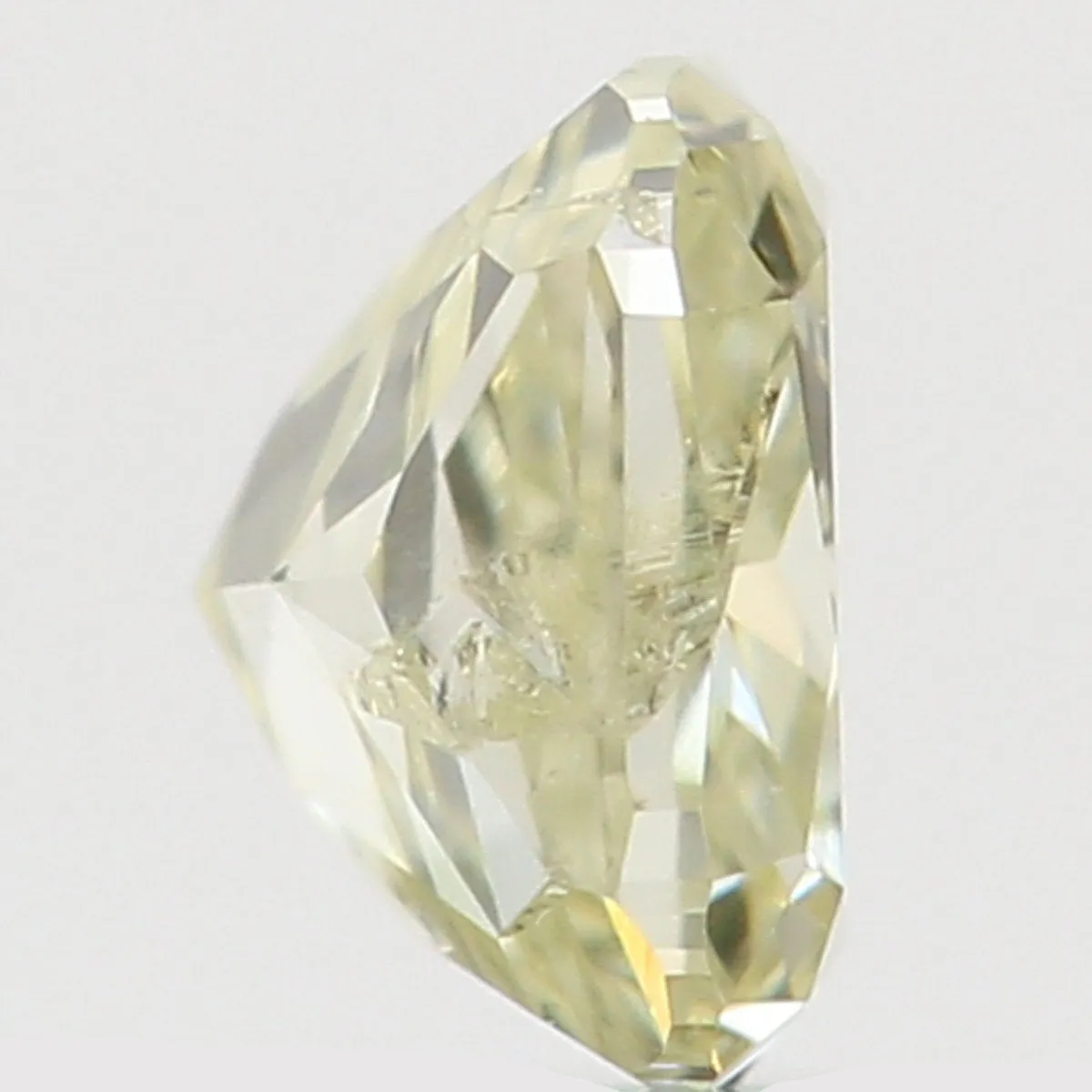 Natural Loose Diamond Cushion Yellow Color SI1 Clarity 3.30 MM 0.17 Ct L6465