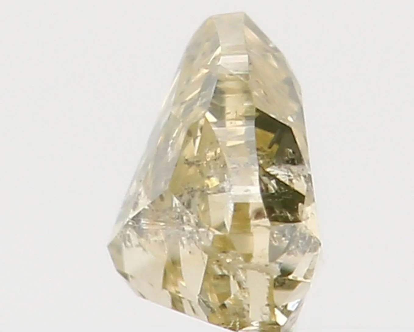 Natural Loose Diamond Heart Yellow Color I1 Clarity 3.50 MM 0.14 Ct KR871