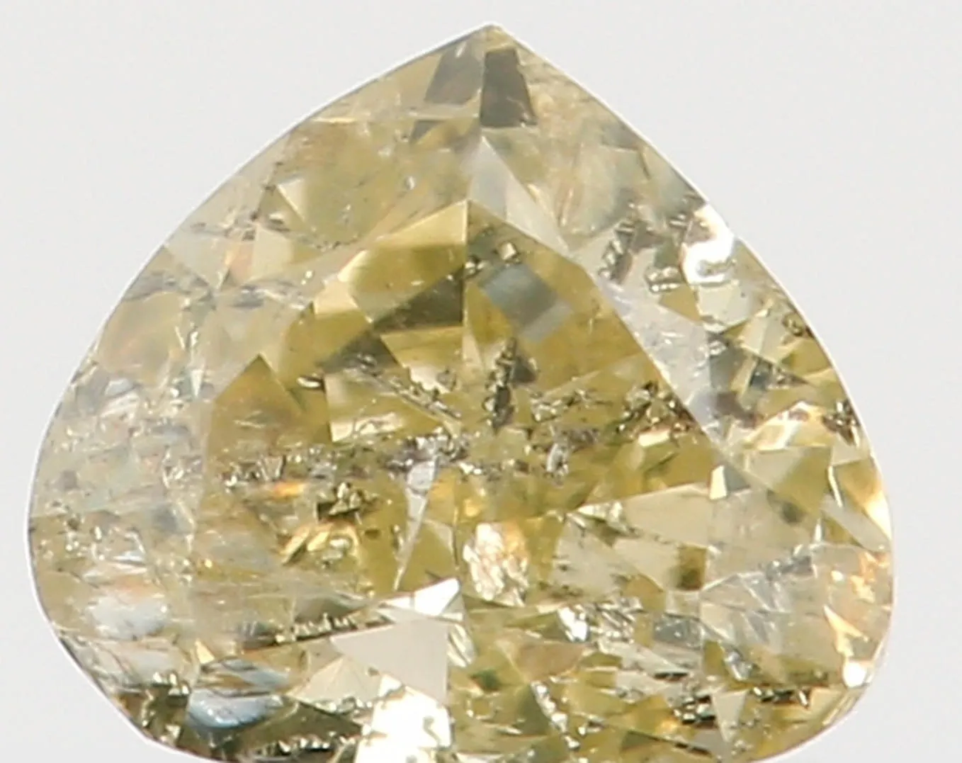 Natural Loose Diamond Heart Yellow Color I1 Clarity 3.50 MM 0.14 Ct KR871