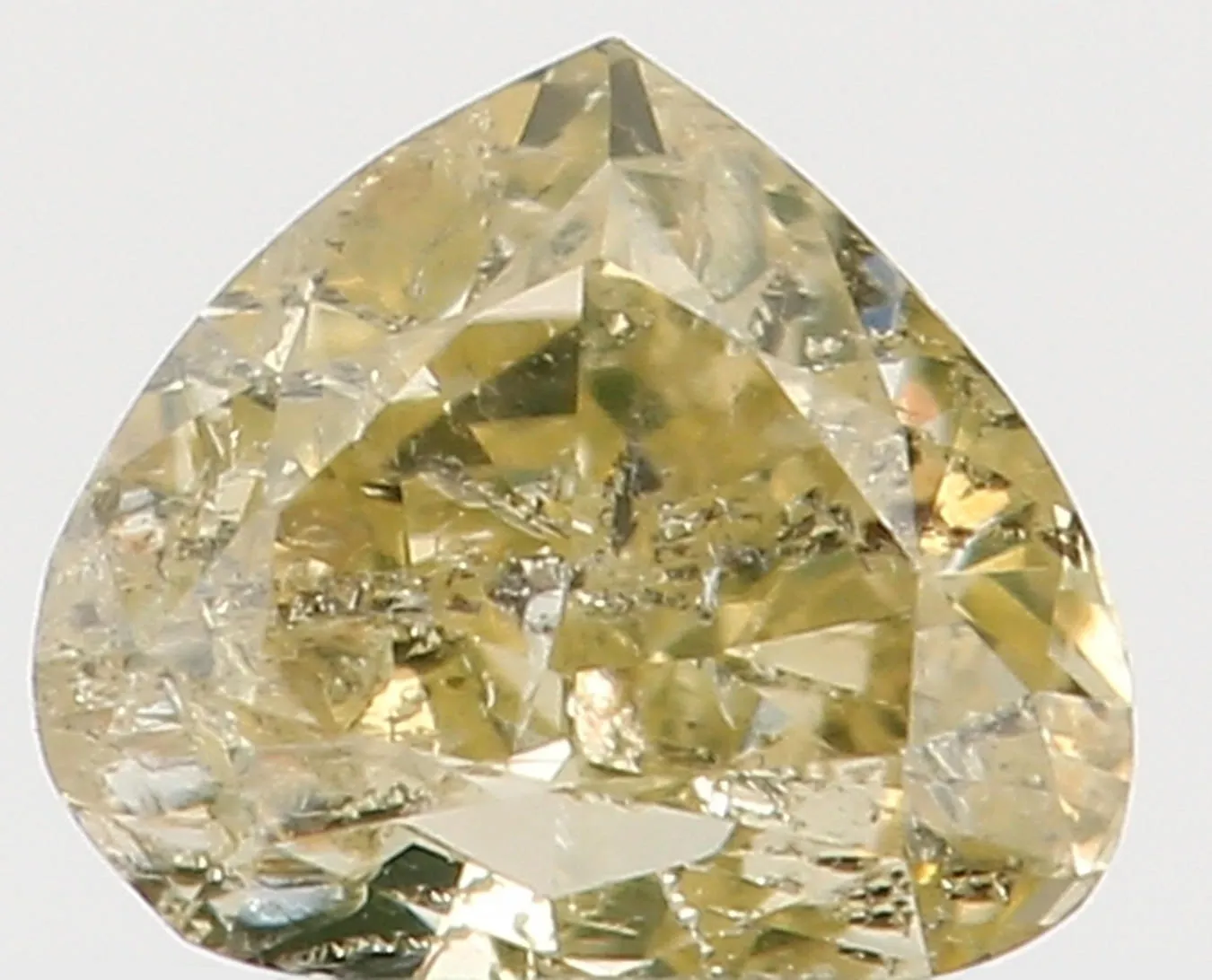 Natural Loose Diamond Heart Yellow Color I1 Clarity 3.50 MM 0.14 Ct KR871