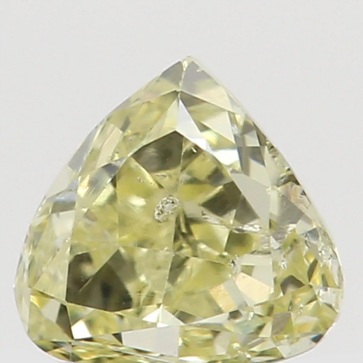 Natural Loose Diamond Heart Yellow Color SI1 Clarity 3.00 MM 0.14 Ct L6478