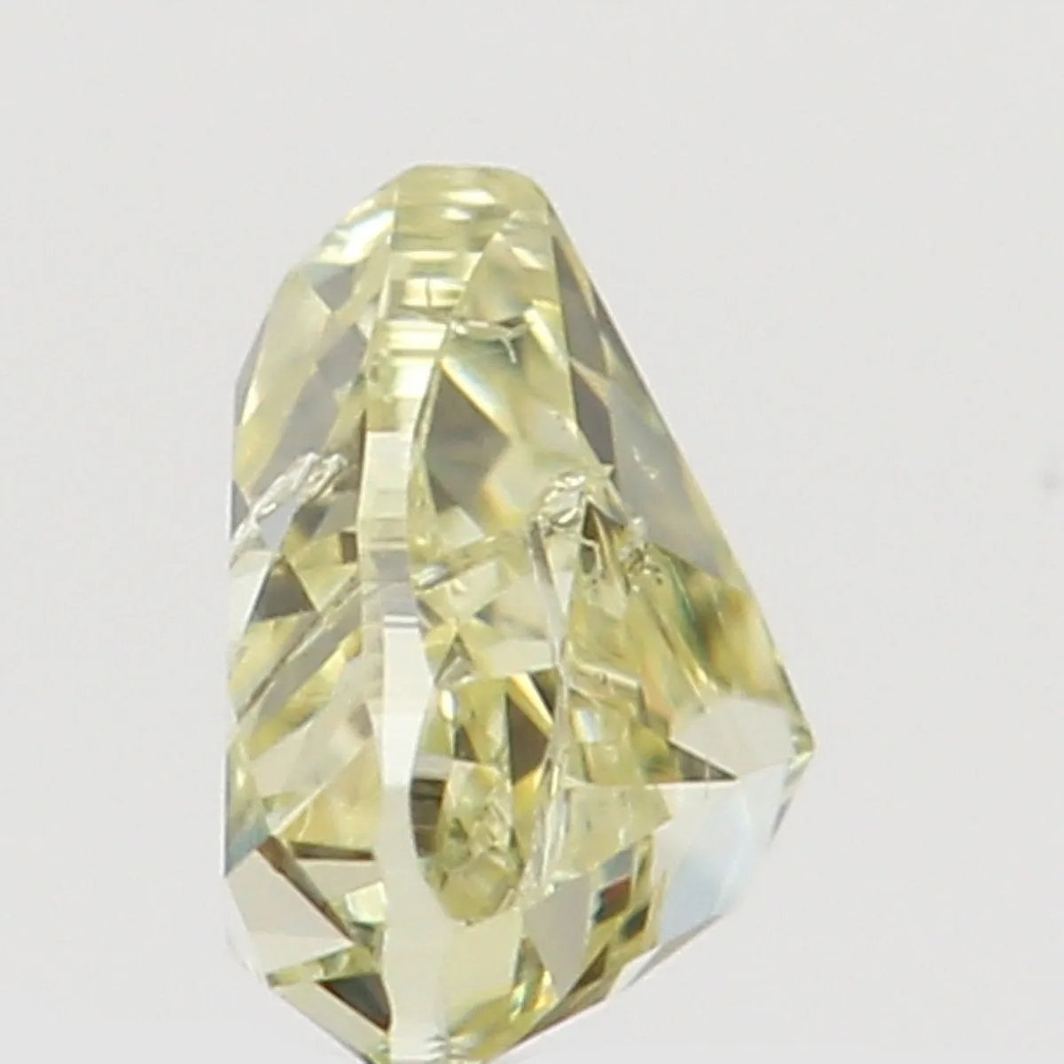 Natural Loose Diamond Heart Yellow Color SI1 Clarity 3.00 MM 0.14 Ct L6478