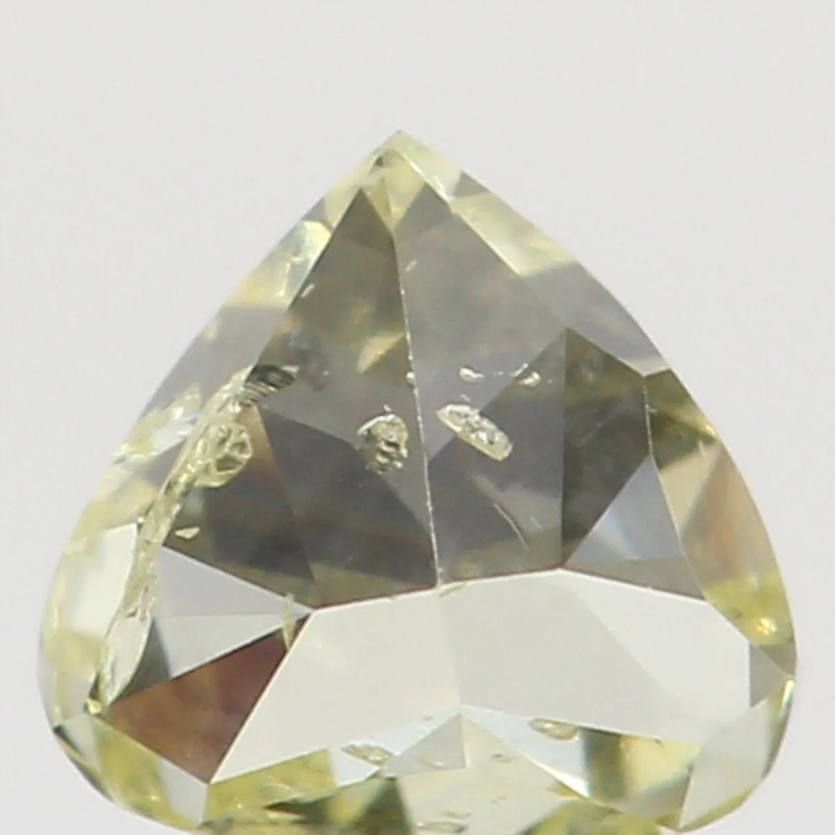 Natural Loose Diamond Heart Yellow Color SI1 Clarity 3.00 MM 0.14 Ct L6478