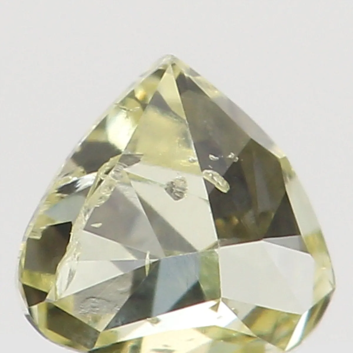 Natural Loose Diamond Heart Yellow Color SI1 Clarity 3.00 MM 0.14 Ct L6478