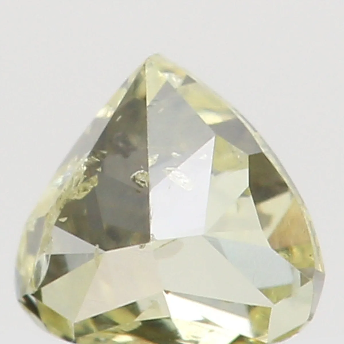 Natural Loose Diamond Heart Yellow Color SI1 Clarity 3.00 MM 0.14 Ct L6478