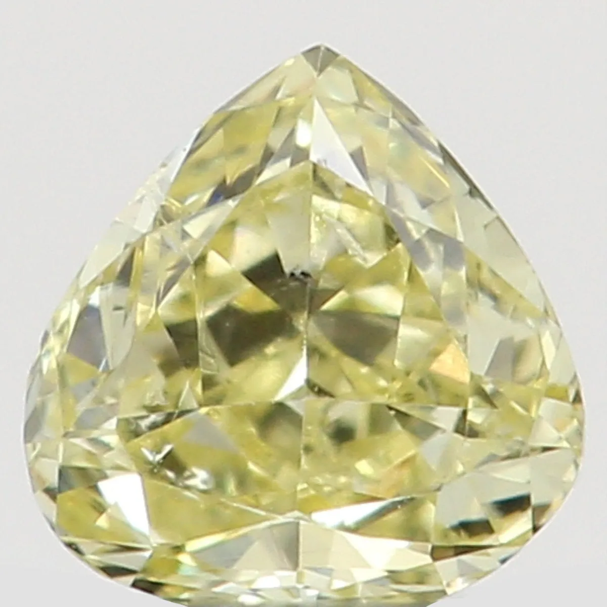 Natural Loose Diamond Heart Yellow Color SI1 Clarity 3.10 MM 0.11 Ct L6482