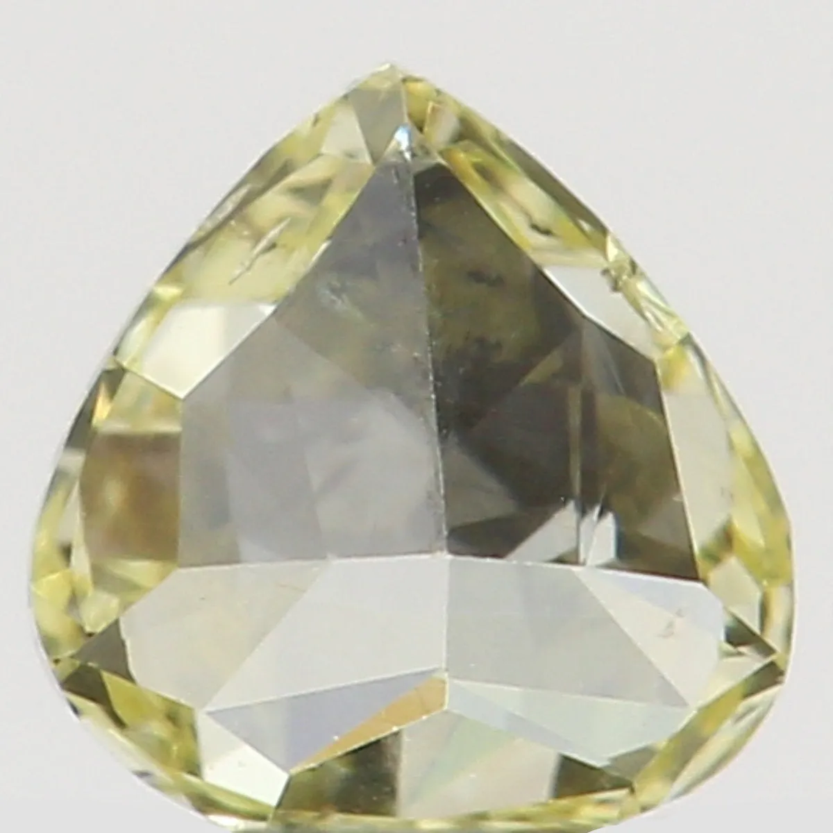 Natural Loose Diamond Heart Yellow Color SI1 Clarity 3.10 MM 0.11 Ct L6482