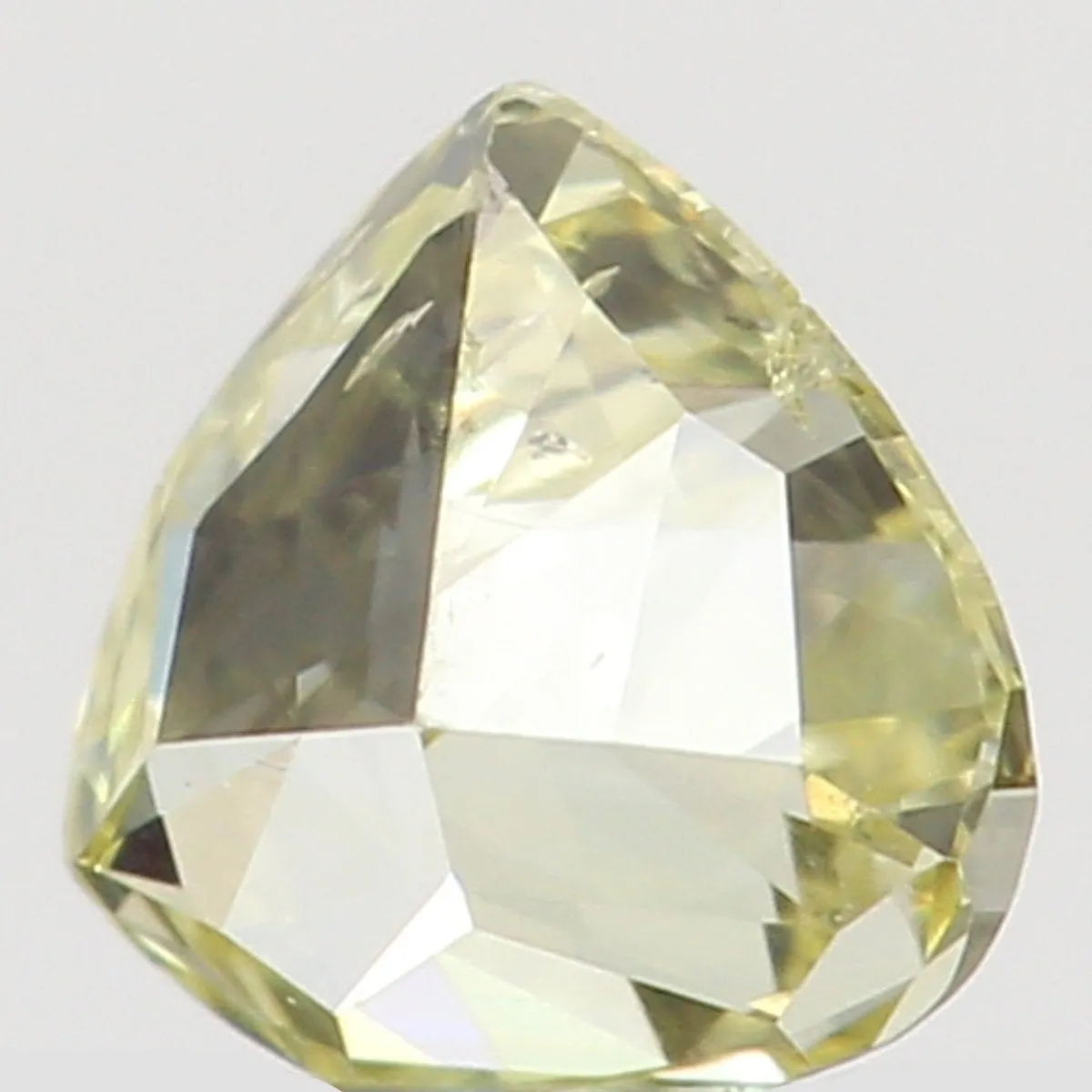 Natural Loose Diamond Heart Yellow Color SI1 Clarity 3.10 MM 0.11 Ct L6482