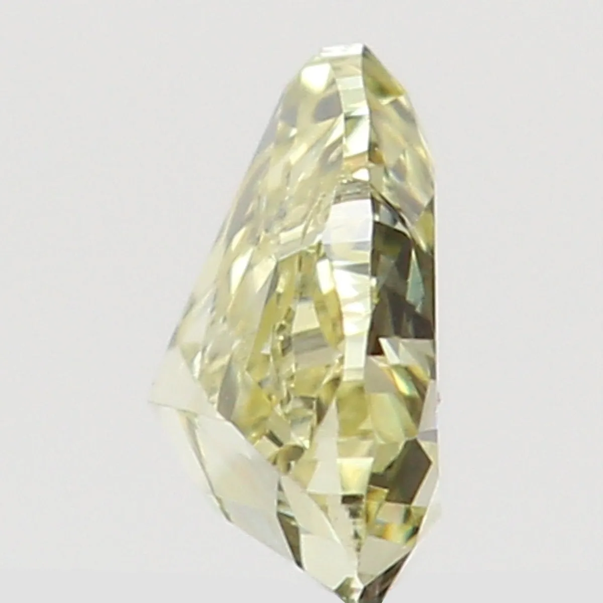 Natural Loose Diamond Heart Yellow Color SI1 Clarity 3.10 MM 0.11 Ct L6482