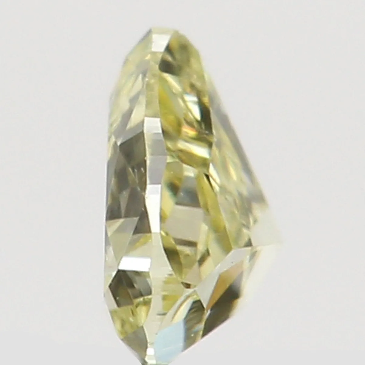 Natural Loose Diamond Heart Yellow Color SI1 Clarity 3.10 MM 0.11 Ct L6482