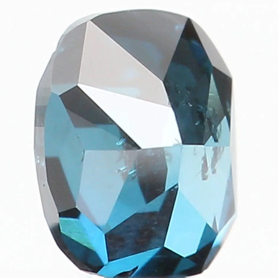 Natural Loose Diamond Oval Blue Color SI1 Clarity 3.20 MM 0.12 Ct KR1016