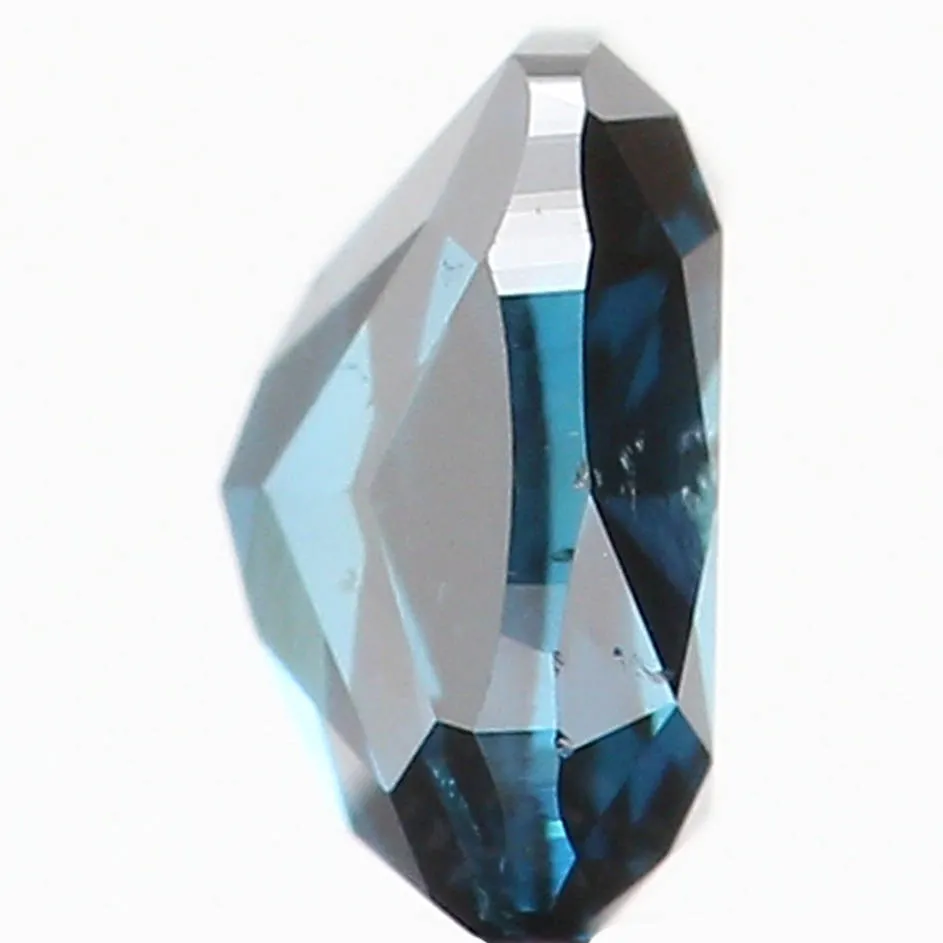 Natural Loose Diamond Oval Blue Color SI1 Clarity 3.20 MM 0.12 Ct KR1016