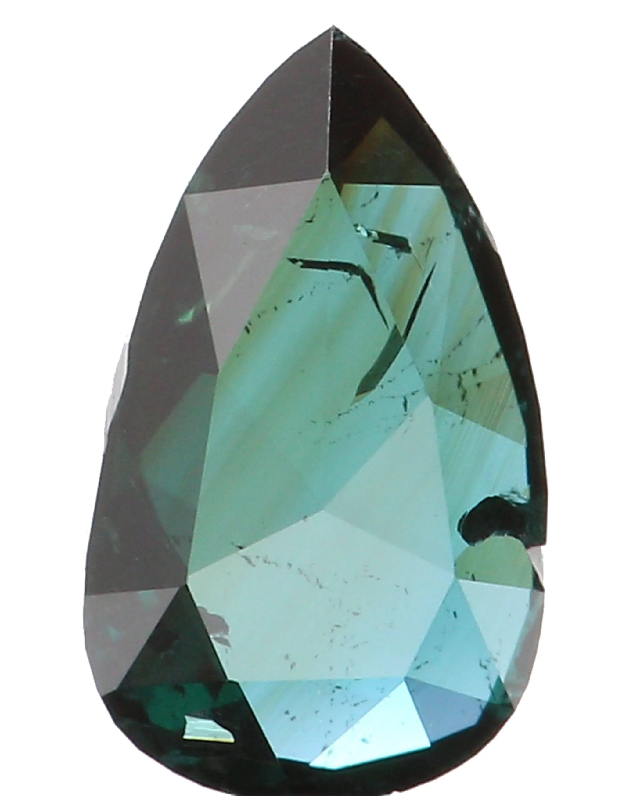 Natural Loose Diamond Pear Blue Color SI2 Clarity 5.30 MM 0.24 Ct KR196