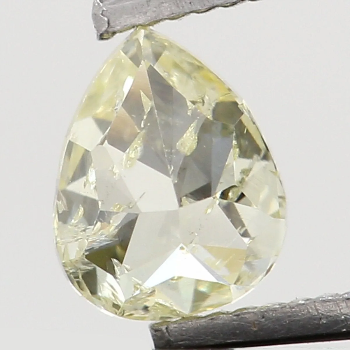 Natural Loose Diamond Pear Yellow Color SI1 Clarity 3.70 MM 0.16 Ct KR1432